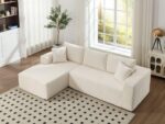 027 - Beige Cloud Modular Sectional Sofa